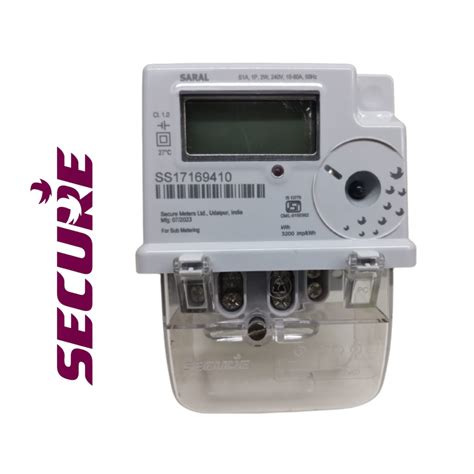 Saral Single Phase 10 60A Uni Directional Tenant Meter Indobazzar