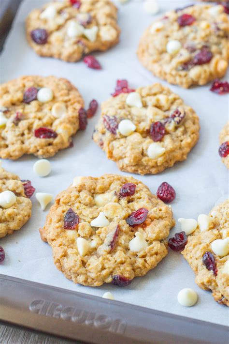 White Chocolate Cranberry Oatmeal Cookies Chocolate With Grace