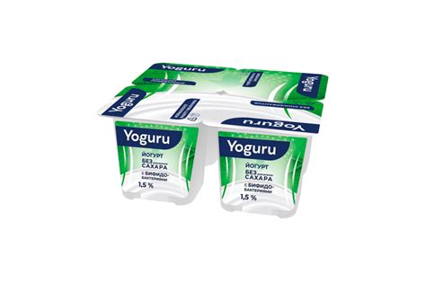 Йогурт "Yoguru" 1,5% стакан 125 г бифидо