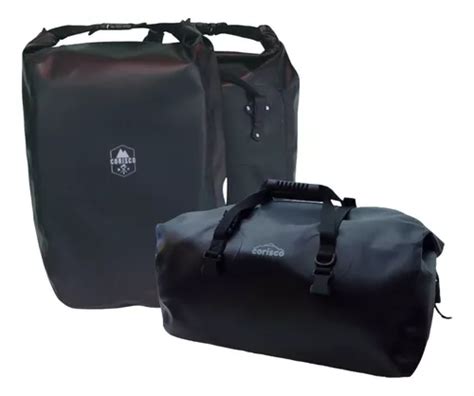 Bolsa Alforge Bike Cicloturismo Imperme Vel L Kit Pe As