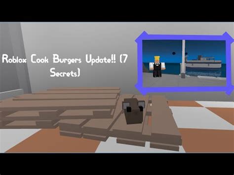 Roblox Cook Burgers Update Secrets Youtube