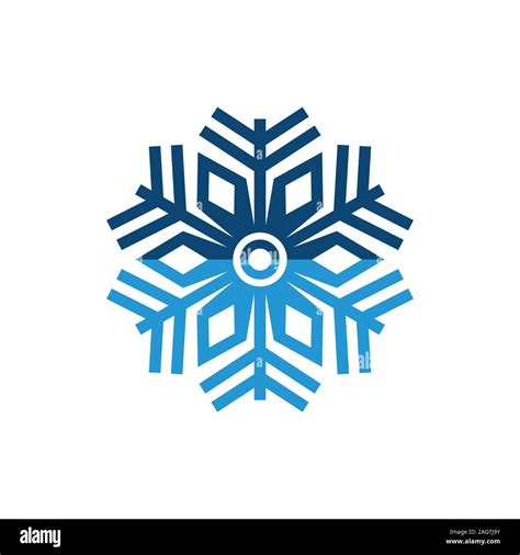 Cute Snowflake Icon vector, Christmas Holiday Winter snowflake Logo ...