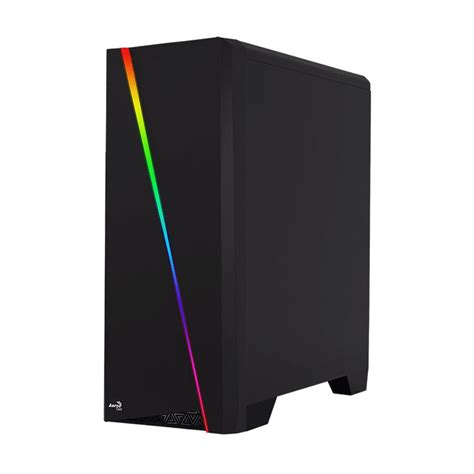 Aerocool Cylon RGB Mid Tower ATX Case Black AER CYLON RGB BK Mwave