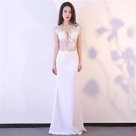 Summer Sexy Dress Womens 2018 Party Backless White Pink Mermaid Night