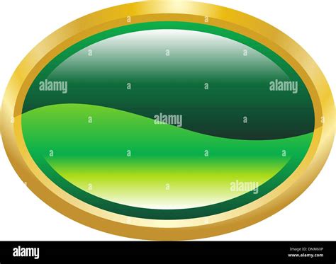 Illustration of a green and gold frame Stock Vector Image & Art - Alamy