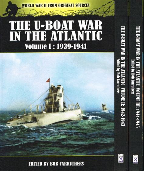 THE U BOAT WAR IN THE ATLANTIC 1939 1945 THREE VOLUME SET