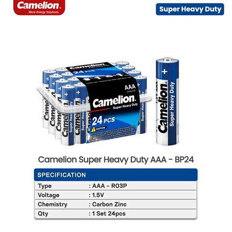 Jual Camelion Baterai Super Heavy Duty Battery Batere Aaa A Isi Pcs