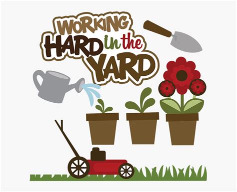 Hard Work Clip Art - Yard Work Clip Art, HD Png Download - kindpng