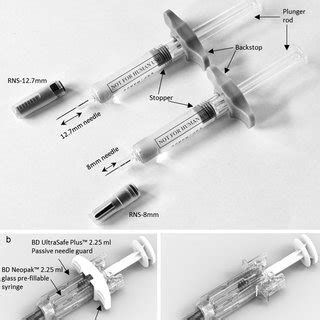 A BD Neopak 2 25 ML Glass Pre Fillable Syringe With Special