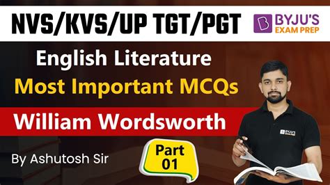 NVS KVS UP TGT PGT 2022 English Most Important MCQs William