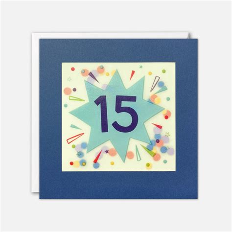 Age Star Birthday Card With Paper Confetti Paper Shakies By James