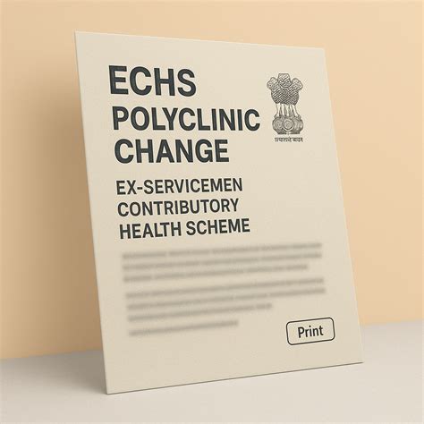 echs polyclinic change