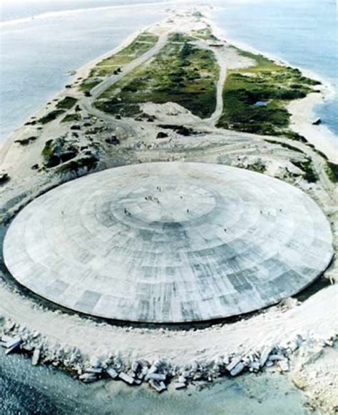 The Nuclear Trash Can Of The Pacific On Enewetak Atoll Marshall