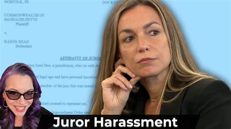 Karen Read New Filings One Juror Requests The Jury List Remain Sealed