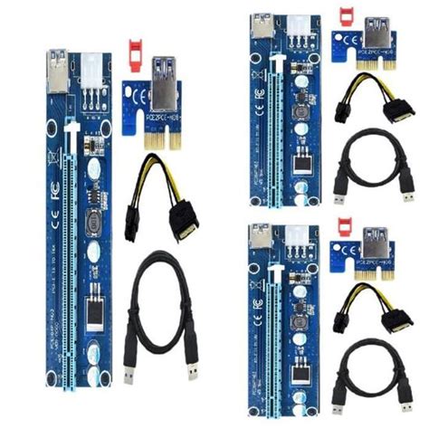 Adaptateur De Carte Puce Ver C Pci E Colonne Montante Pci Express