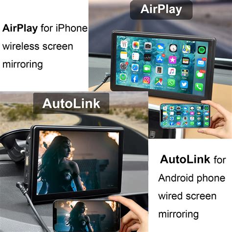 Iying Inch Touchscreen Wireless Carplay Android Auto Portable Car