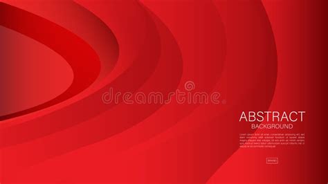 Red Abstract Background, Wave, Geometric Vector, Graphic, Minimal ...