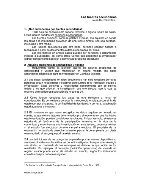 Fuentes Secundarias De La Historia 9