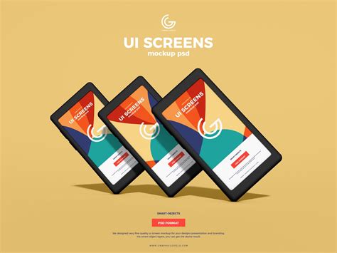 Free UI Screens Mockup – FreeMockup.net