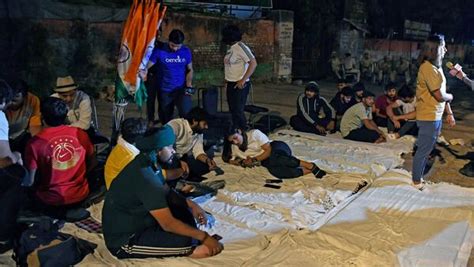 যৌন হেনস্থার প্রতিবাদে ফের রাজপথে ভারতীয় কুস্তিগীররা যন্তর মন্তরে