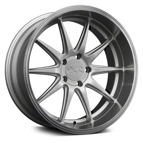 XXR Mustang 527D Silver With Machined Lip Wheel 18x9 35mm Offset