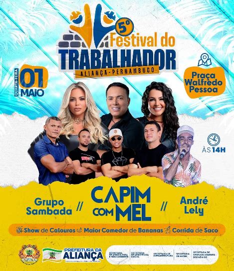 Feriado Do Trabalhador Festa Em Alian A Coisas De Timba Ba E Regi O