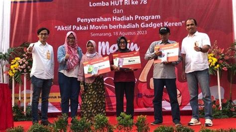 Apresiasi Pengguna Movin Bank Mandiri Taspen Beri Hadiah Handphone