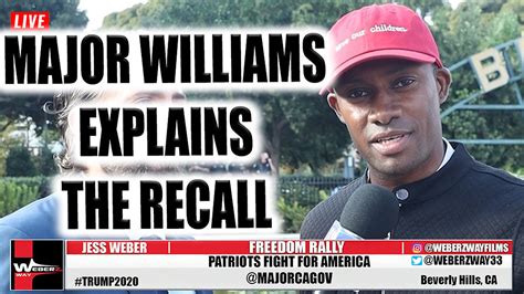 Major Williams Explains The Recall