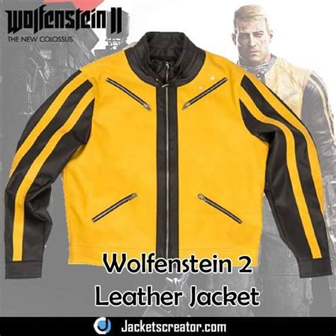 Wolfenstein 2 Jacket | The New Colossus Leather Jacket - Jackets ...