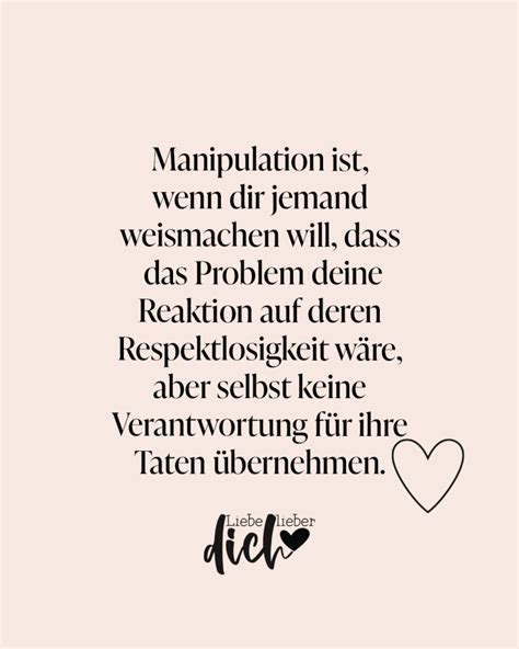 Manipulation Ist Wenn Dir Jemand Weismachen Will Dass Das Problem