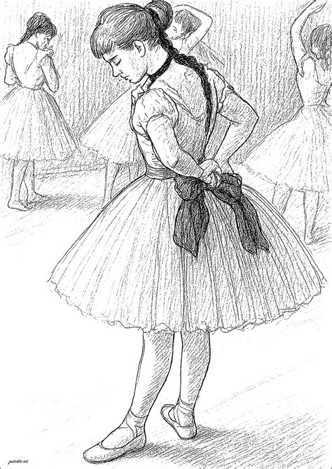 Disegni Di Figure Degas Stampe Artistiche Di Edgar Degas
