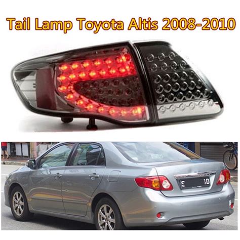 DC Toyota Corolla Altis 2008 2010 Led Tail Lamp Smoke Shopee