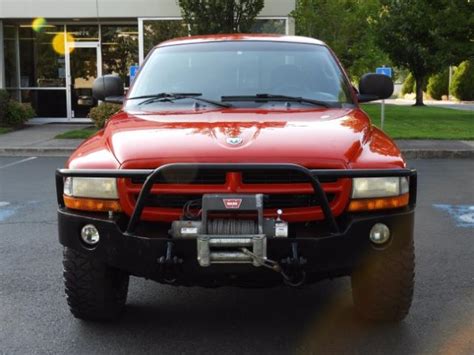 2000 Dodge Dakota Slt 4x4 V8 Custom Bumper Winch Low Miles