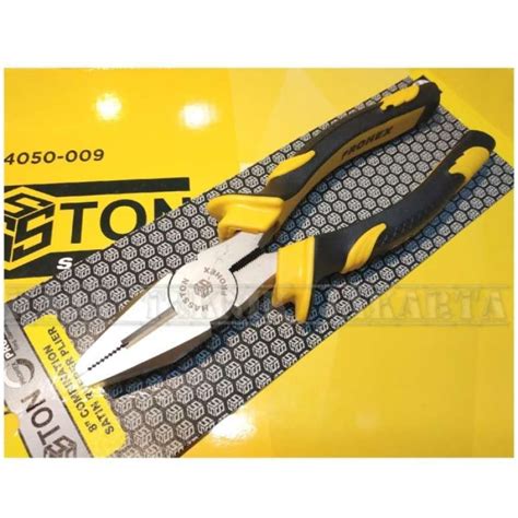 Jual Tang Kombinasi 8 Hasston Combination Satin Rubber Plier Original