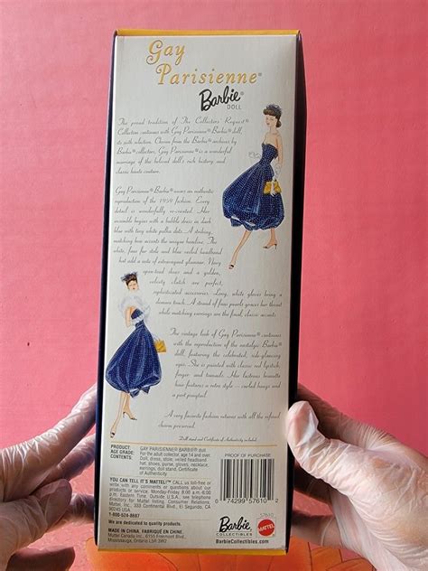 C Barbie Gay Parisienne Doll Collectors Request Nrfb Silkstone Doll Giftset