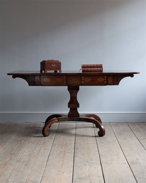 Antique sofa table, regency sofa table, rosewood sofa table, antique ...