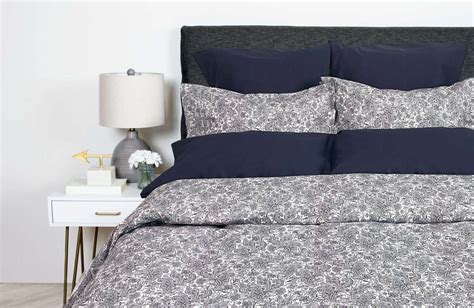 Marine Paisley Bedding By Cuddle Down Heirloom Linens Canadian