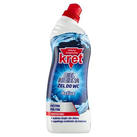 kret Biel Higiena Active Żel do WC 750 g Torimpex Toruń