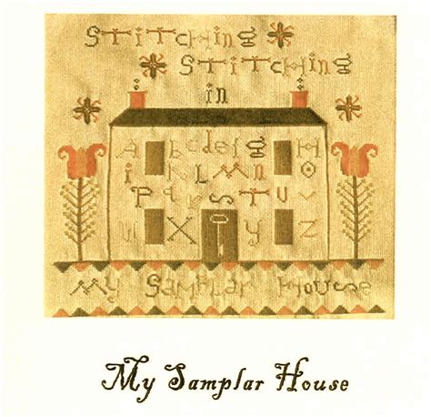 My Sampler House Cross Stitch PAPER PATTERN From ©notforgotten Farm - Etsy