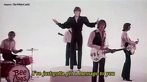 Bee Gees Ive Gotta Get A Message To You Official Video With Lyric