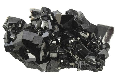 3 95 Lustrous Black Tourmaline Schorl Crystal Cluster Namibia