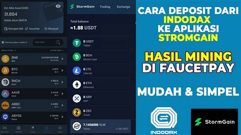 Cara Mudah Deposit Dari Indodax Ke Stomgain Untuk Trading Cara