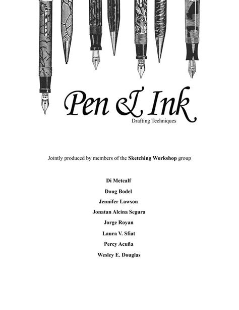 Pen And Ink Drawing Tutorial at PaintingValley.com | Explore collection ...