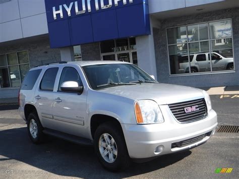 2011 Pure Silver Metallic Gmc Yukon Sle 4x4 143035301 Photo 4