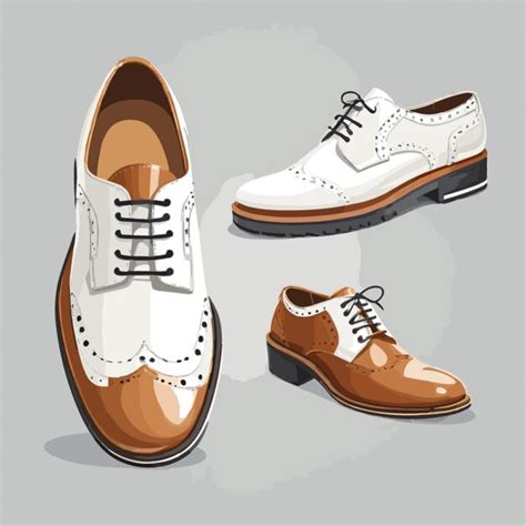 Premium Vector Leather Shoes Cartoon