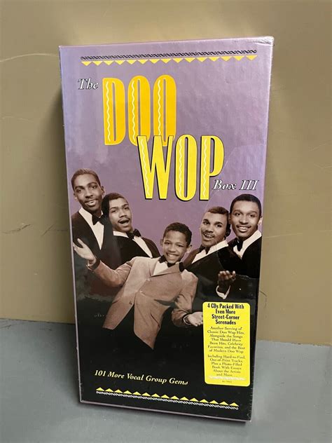 The Doo Wop Box III 3 Brand New Sealed 4 CD Box Set Rhino