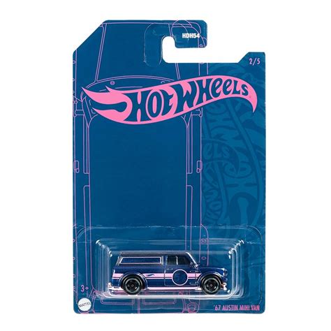 Jual Hot Wheels Pearl Chrome 67 Austin Mini Van Card Biru Shopee Indonesia