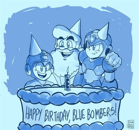 Happy Birthday Mega Mans By Megaryan104 On Deviantart Mega Man