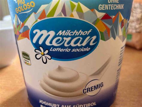 Milchhof Meran Latteria Sociale Joghurt Bianco Crema Fett