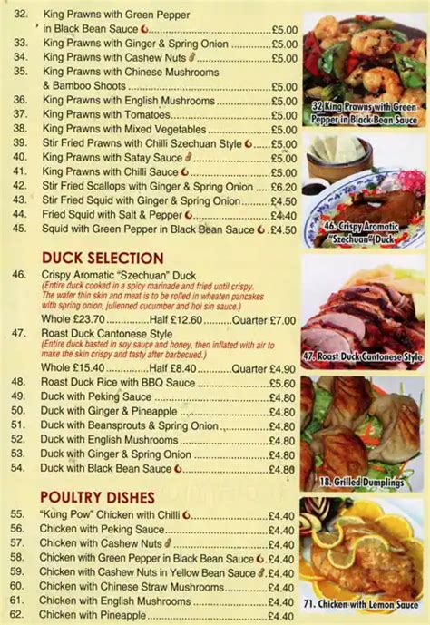 Menu At Oriental Chef Fast Food London 235 High Rd